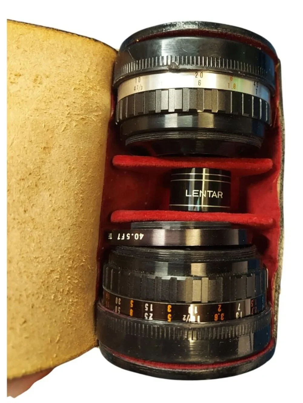 Lentar Camera Lens Set With Case - Vintage Photography Accessories 1541